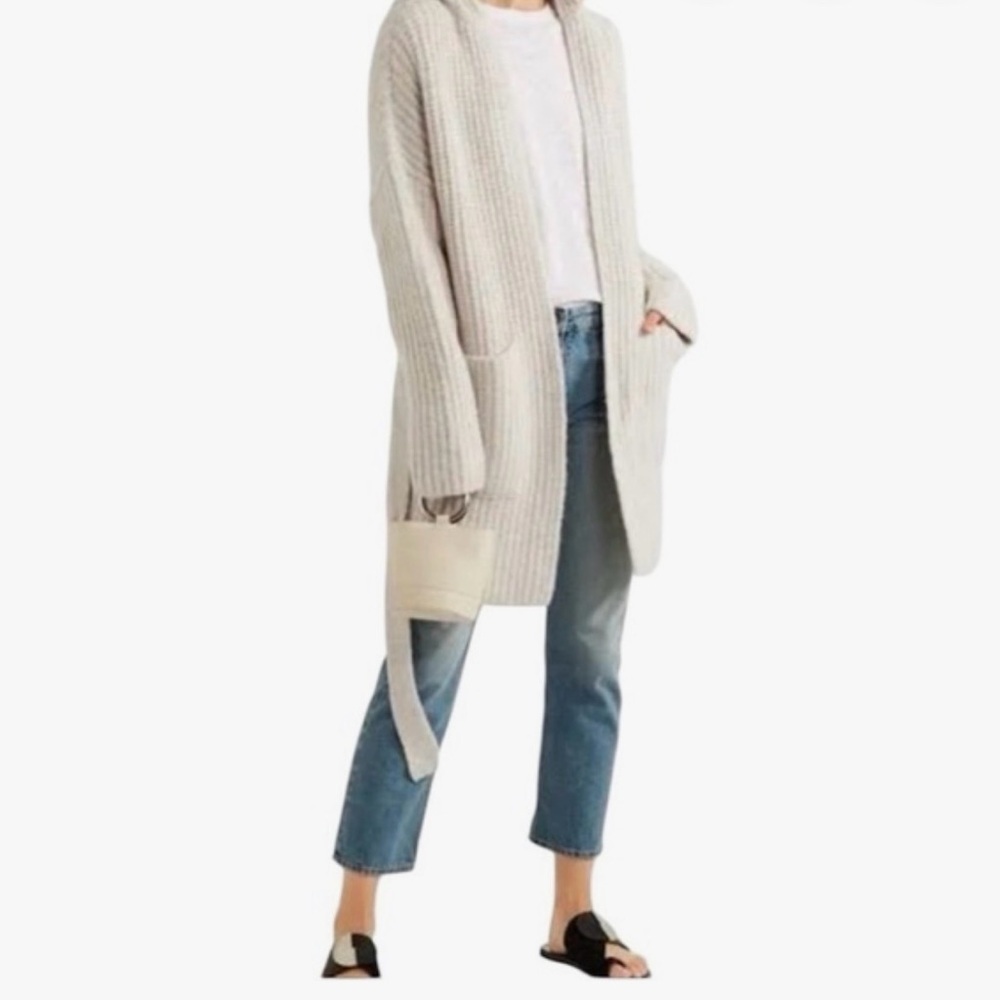 Moving Sale 🌟 ATM Anthony Thomas Melillo Wool Blend Hooded sweater coat belted